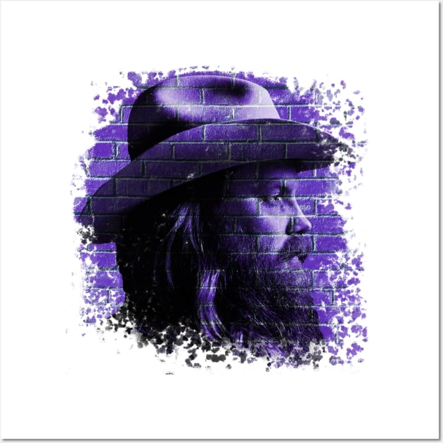 chris stapleton graffiti portrait Wall Art by Madkeenoff